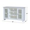 International Concepts 48" Entertainment / TV Stand with 2 Doors, White TV08-34 - alternate 2